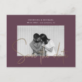 Postale or script une photo enregistrer la date carte post (Devant)