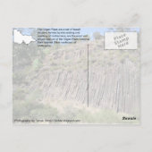 Postale Organ Pipes Park, Victoria, Australie Carte postal (Dos)
