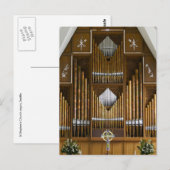 Postale Orgue de l'église St Stephen, Seattle, carte posta (Devant / Derrière)