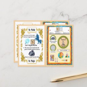 Postale Osm - Osmium Horn Carte de jeu Unicorn