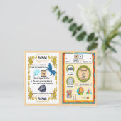 Postale Osm - Osmium Horn Carte de jeu Unicorn (Debout devant)