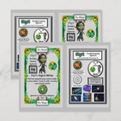 Postale Otyrt Présente la Carte à Collectionner d'Oganesso (Devant / Derrière)