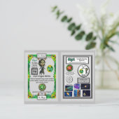 Postale Otyrt Présente la Carte à Collectionner d'Oganesso (Debout devant)