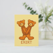 Postale Ours bibliques ~ EXert ~ Carte mémoire (Debout devant)