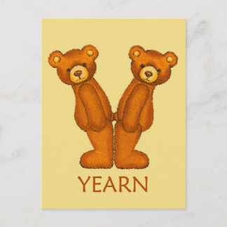 Postale Ours de la Bible ~ Ecriture de Yér ~ Carte à puce