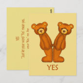 Postale Ours de la Bible ~ Oui Écriture ~ Carte mémoire (Devant / Derrière)