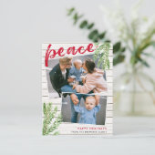 Postale Paix, SnowÀ feuillage persistant 2 photo Carte pos (Debout devant)