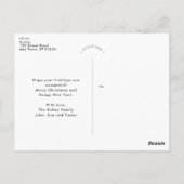 Postale Paix, SnowÀ feuillage persistant 2 photo Carte pos (Dos)