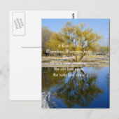 Postale Par conséquent, si quelqu'un est en Christ, carte  (Devant / Derrière)