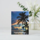 Postale Paradis… Carte d'anniversaire (Debout devant)