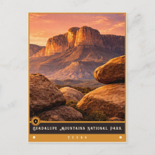 Postale Parc national des montagnes Guadalupe Carte post