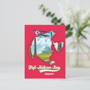 Postale parc national fuji hakone izu, carte japonaise