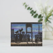 Postale Paris, Amour, Carte Romantique Kitty Post (Debout devant)