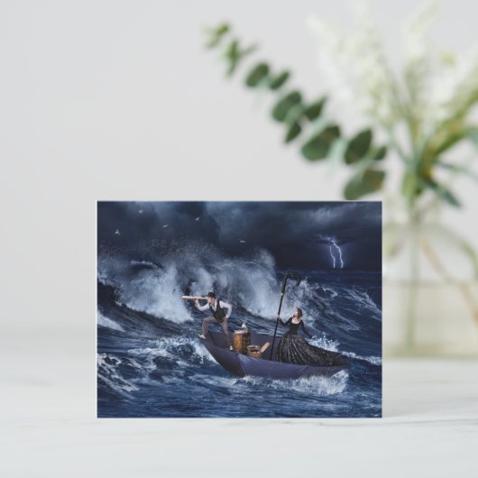 Postale Partir avec le vent - Carte (Debout devant)