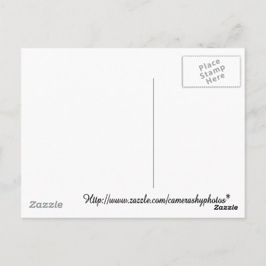 Postale Pas de carte cadeau (Dos)