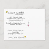 Postale Patchwork Quilted Fabriqué avec la carte de public (Dos)