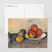 Postale Paul Cezanne - Nature morte aux pommes Carte posta (Devant / Derrière)