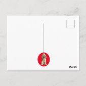 Postale Pawsome noël avec un spaniel cocker ! Carte postal (Dos)