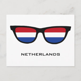 Postale Pays-Bas Shades texte personnalisé et carte postal
