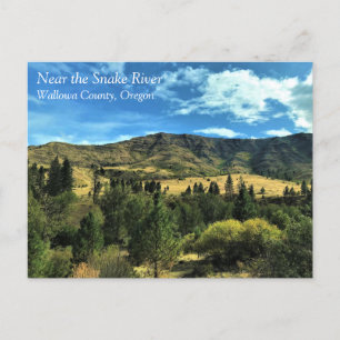 Postale Paysage au bord de la rivière Snake, OU carte post