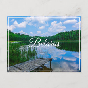 Postale Paysage naturel Paysage Lac Sky Belarus Carte post