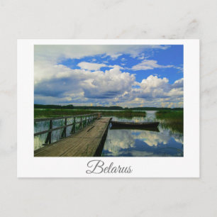 Postale Paysage naturel Paysage Lac Sky Belarus Carte post