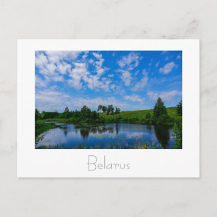 Postale Paysage naturel Paysage Lac Sky Belarus Carte post