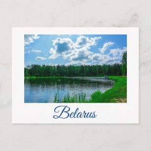 Postale Paysage naturel Paysage Lac Sky Belarus Carte post