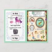 Postale Pearl - Potasium Horn Carte de jeu Unicorn (Dos)