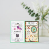 Postale Pearl - Potasium Horn Carte de jeu Unicorn (Debout devant)