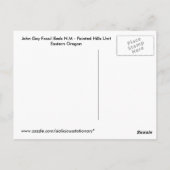 Postale Peint Hill John Day Fossil Lits Oregon Carte posta (Dos)