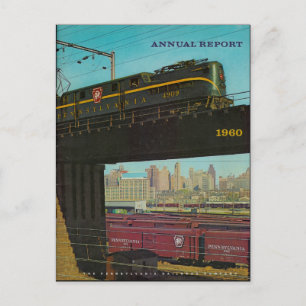 Postale Pennsylvania Railroad Annual Report 1960 Carte pos