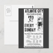 Postale Pennsylvanie Lecture Seashore Lines 1962 Carte pos (Devant / Derrière)