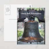 Postale Pennsylvanie Liberty Bell Philadelphie Carte posta (Devant / Derrière)