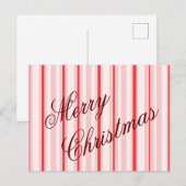 Postale Pepperment Joyeuse carte de Noël (Devant / Derrière)
