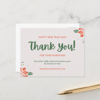 Postale Personnaliser la carte de vœux verte Bonne année M