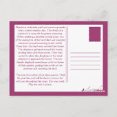 Postale perte d'éléphant-mère carte de sympathie ornée (Dos)