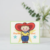 Postale Petit Merci Cowboy ! Carte (Debout devant)