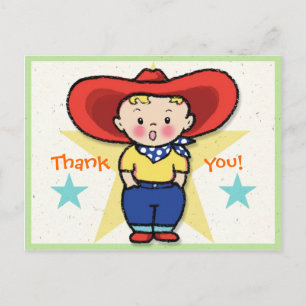 Postale Petit Merci Cowboy ! Carte