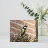 Postale Petit oiseau mignon sur do-it-yourself carte posta (Debout devant)