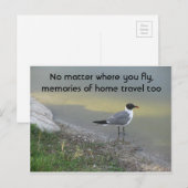 Postale Peu importe l'endroit où vous volez - Carte postal (Devant / Derrière)
