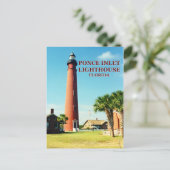 Postale Phare de Ponce de Leon Inlet, Floride Carte postal (Debout devant)