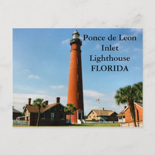 Postale Phare de Ponce de Leon Inlet, Floride Carte postal (Devant)