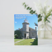 Postale Phare de Stonington Harbour, Connecticut Carte pos (Debout devant)