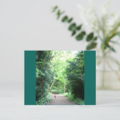 Postale Pheasin sur le sentier forestier Photo Carte posta (Debout devant)