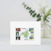 POSTALE PHILIPINES CARTE MINDANAO (Debout devant)