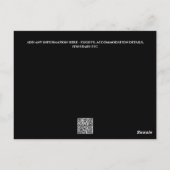 Postale Photo enregistrer la carte date élégant moderne 3  (Dos)