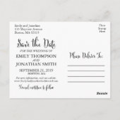 Postale Photo Enregistrer La Date Carte Postale, Image Pay (Dos)