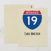 Postale Photo numéro 19 carte table (Devant / Derrière)