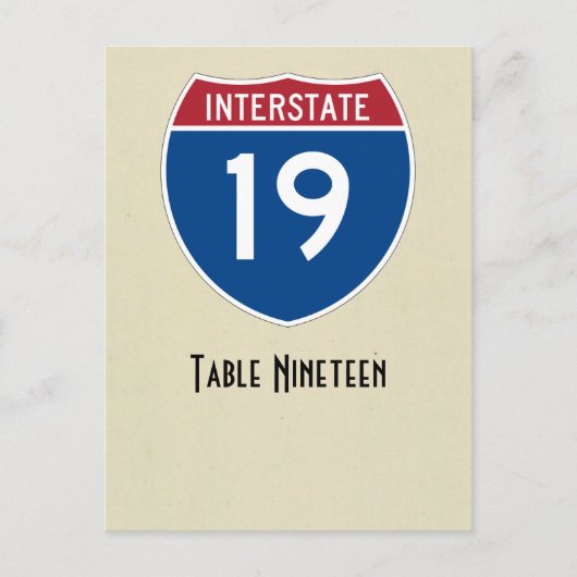 Postale Photo numéro 19 carte table (Devant)